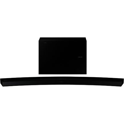 Samsung HWJ6500 Black 300W 6.1ch Curved Soundbar  Wireless Subwoofer  Bluetooth Multiroom Compatible  1x HDMI Port